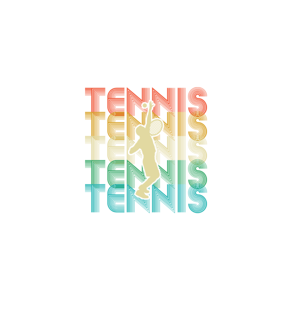Tennis retro model negru pe tricou