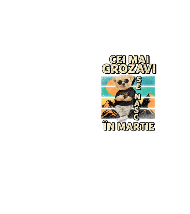 RETRO teddy MARTIE model galben neon pe tricou