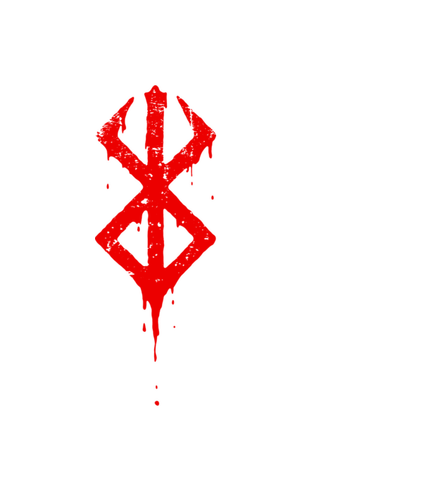 Berserk logo model negru pe tricou