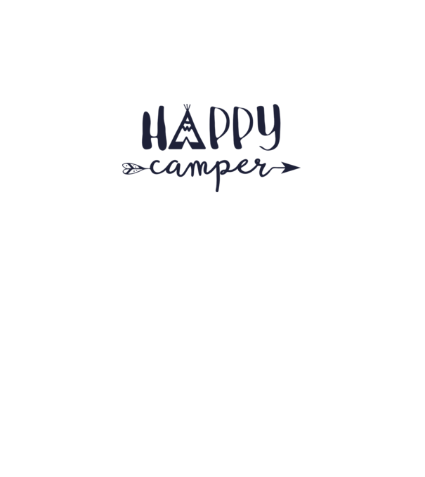 Camper tepee model alb pe tricou