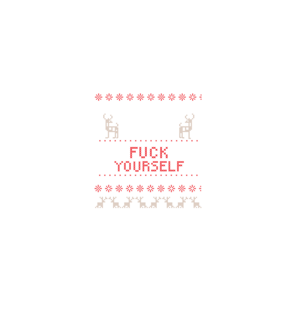 Merry go f-ck yourself model negru pe tricou