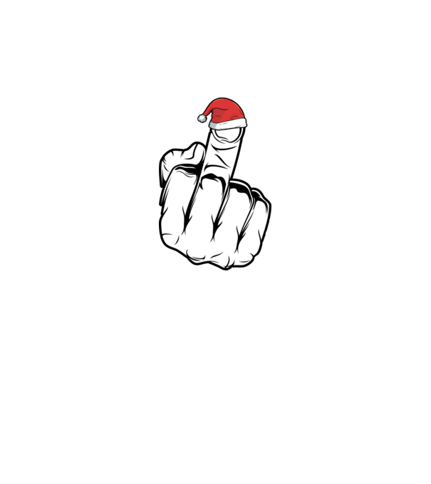 f u christmas model alb pe tricou