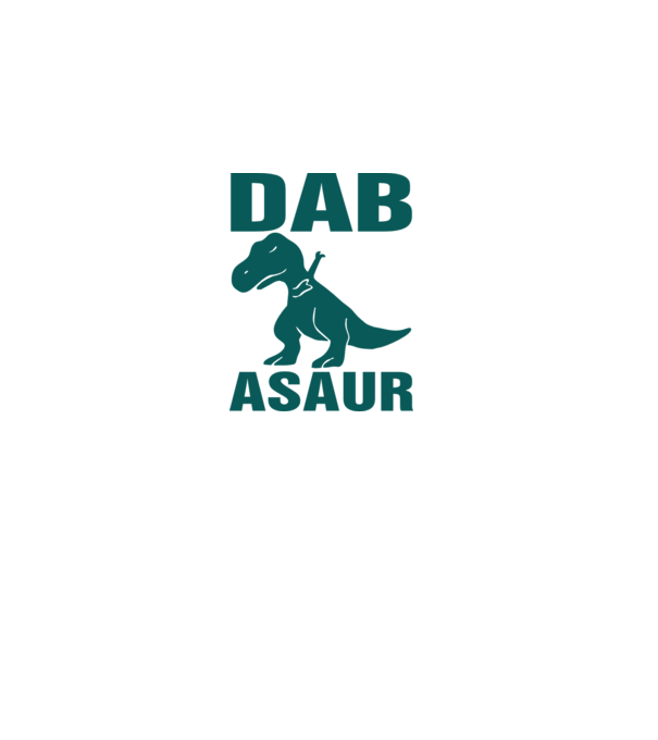 Dabasaur model negru pe tricou