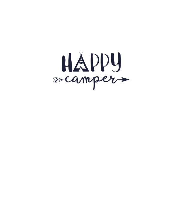 Camper tepee model alb pe tricou