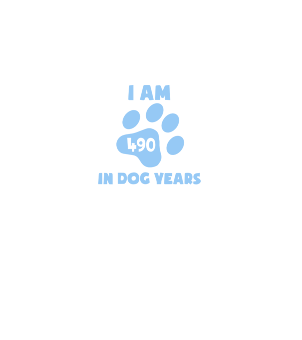 Dog Year - 490 model albastru închis pe tricou