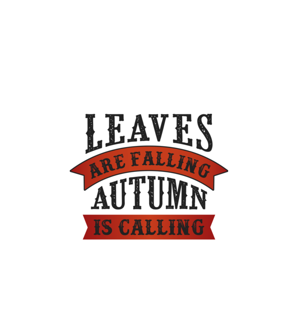 Leaves are falling autumn is calling model alb pe tricou