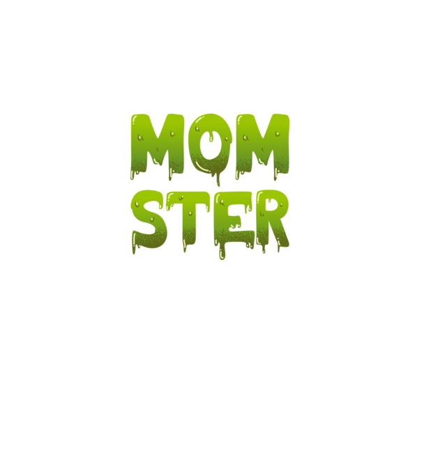 Momster model negru pe tricou