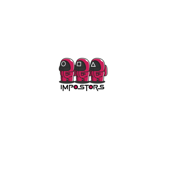 impostors squid game model roz deschis pe tricou
