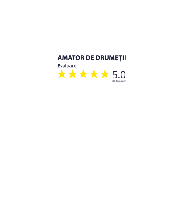 amator de drumeții evaluare model alb pe tricou