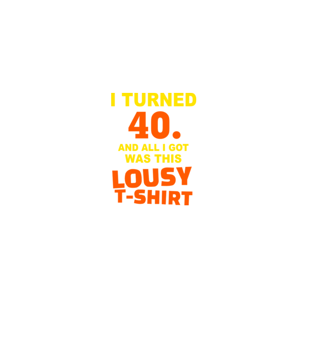Lousy T-shirt 40 model negru pe tricou