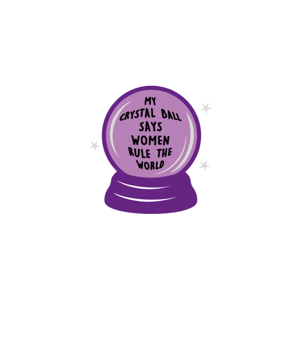 Women rule the world model negru pe tricou