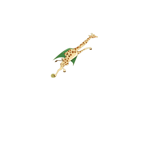 Girafă Super model gri pe tricou