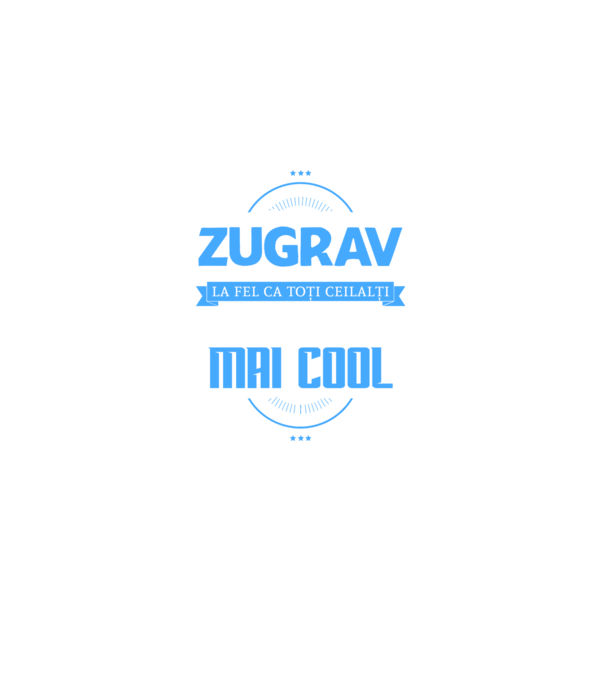 sunt_ZUGRAV model negru pe tricou