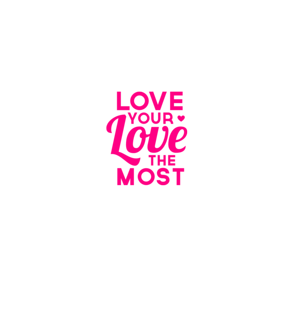 love most model roz pe tricou