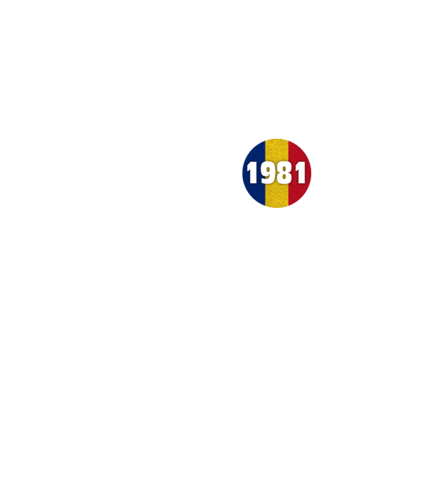 Made in 1981 model albastru jeanși pe tricou