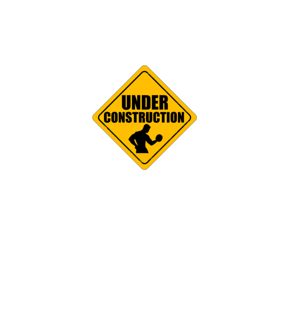 Under Construction model turcoaz pe tricou