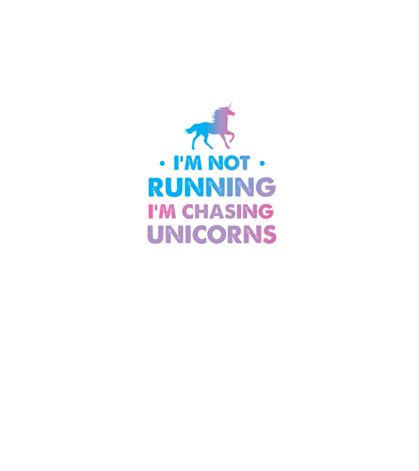 Unicorn Alergare model alb pe tricou