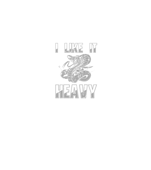 I like it heavy model albastru jeanși pe tricou