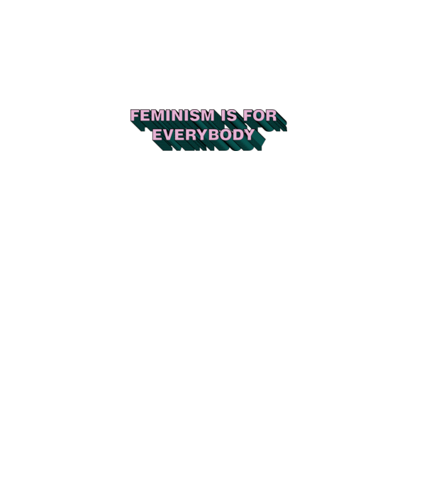 Feminismul este pentru toată lumea model negru pe tricou