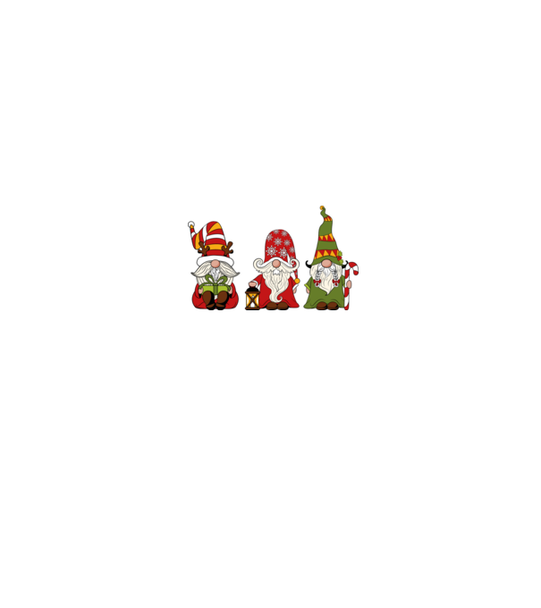 Xmas gnomes 2 model negru pe tricou