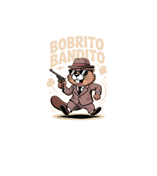 Bobrito Bandito model turcoaz pe tricou