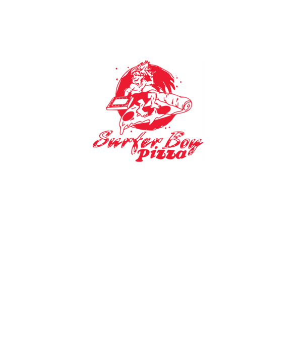 surfer boy pizza stranger things model galben pe tricou