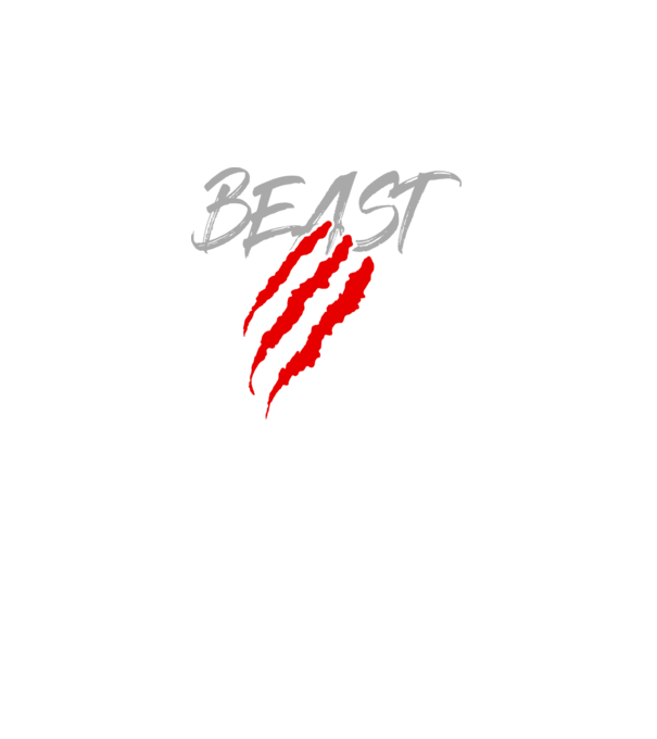 Beast model negru pe tricou