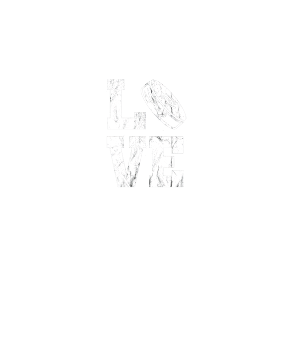 Love hockey model negru pe tricou