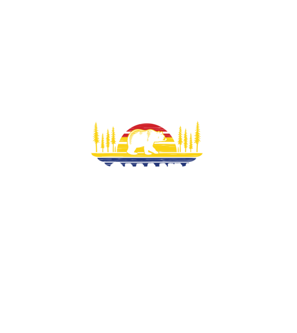 Land of Bears model negru pe tricou