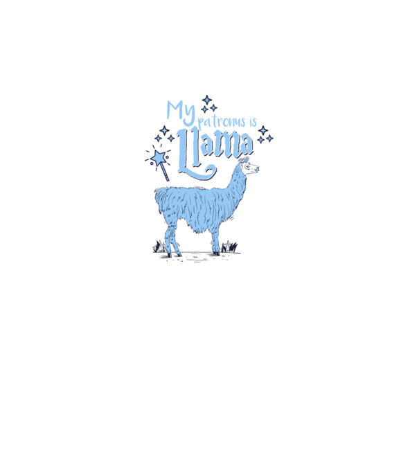 My patronus is Llama model negru pe tricou