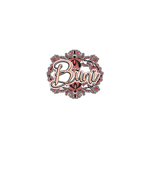 Buni model alb pe tricou