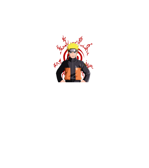 NARUTO model gri pe tricou