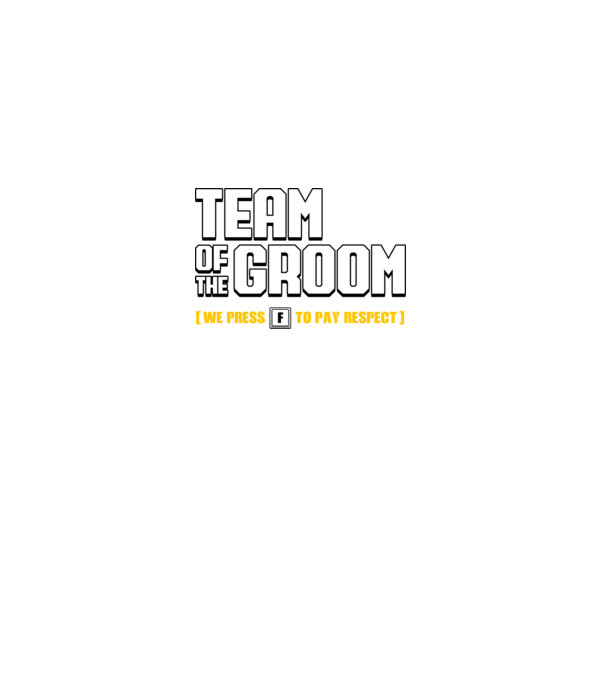 Team of the Groom model negru pe tricou
