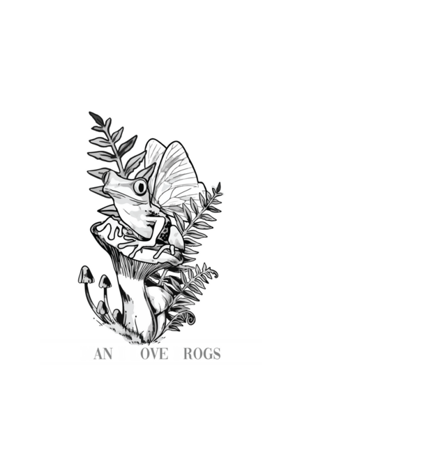 MILF man i love frogs model negru pe tricou