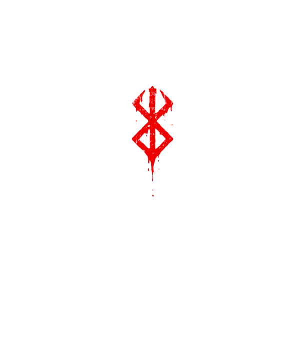 Berserk logo model albastru jeanși pe tricou