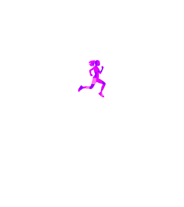 I run like a girl model alb pe tricou