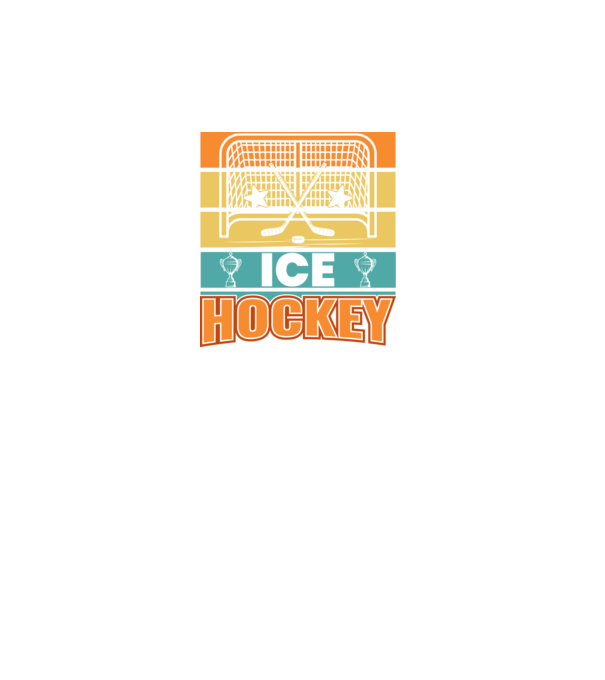 Ice Hockey model turcoaz pe tricou