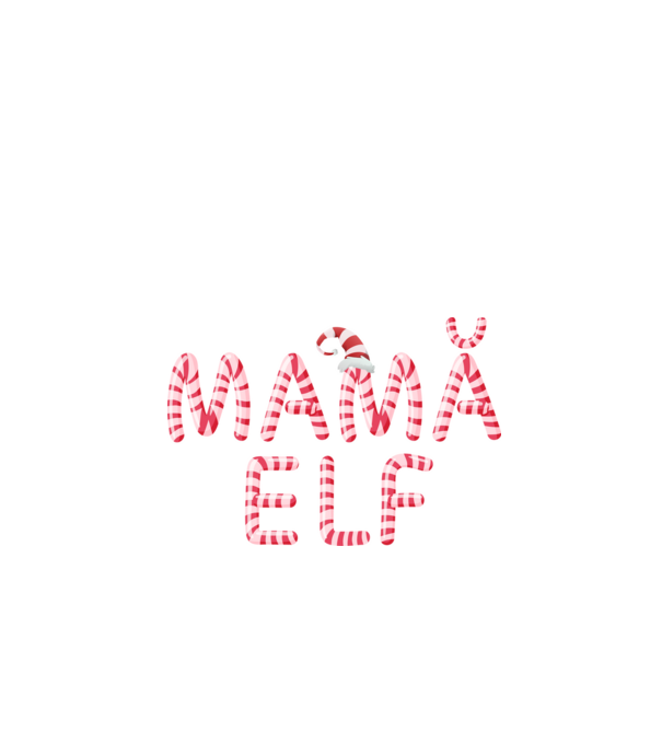 mamă elf model negru pe tricou