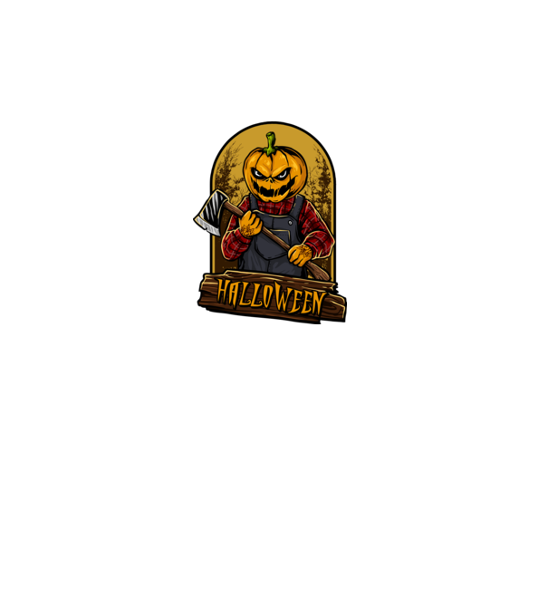 Scary halloween model turcoaz pe tricou