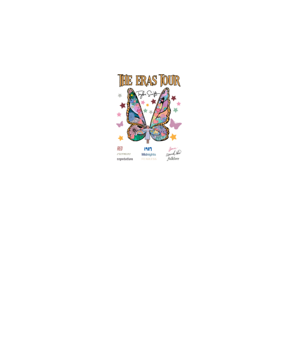 Taylor Swift eras fairy model gri pe tricou