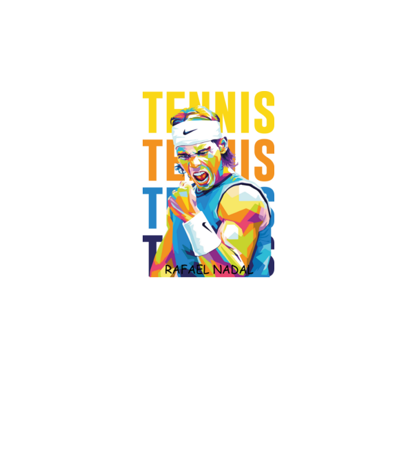 Nadal model verde neon pe tricou