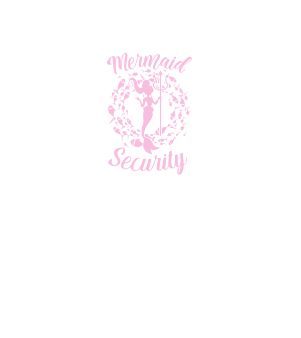 Mermaid Security girls model gri închis pe tricou