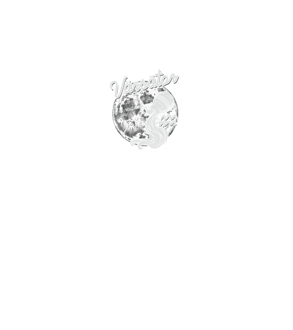 Zodiac bărbat VĂRSĂTOR retro model negru pe tricou