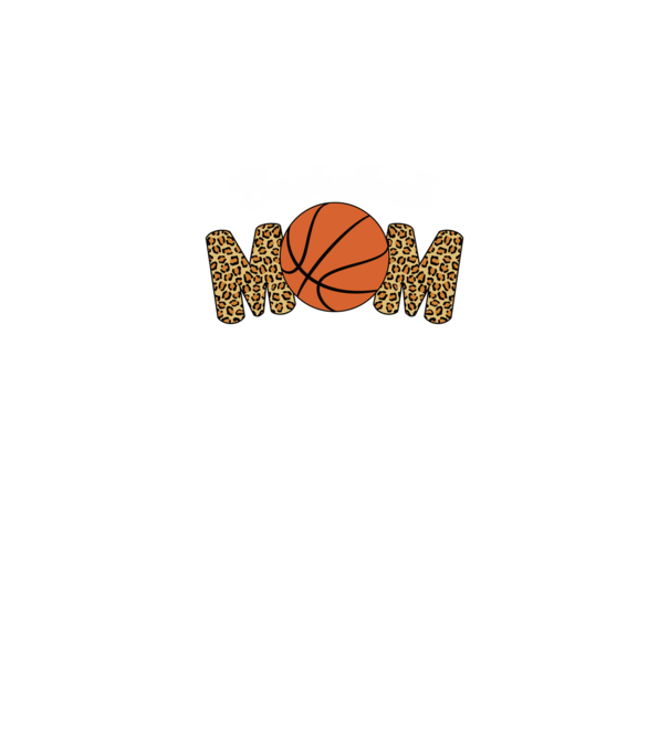 Basketball Mom model negru pe tricou