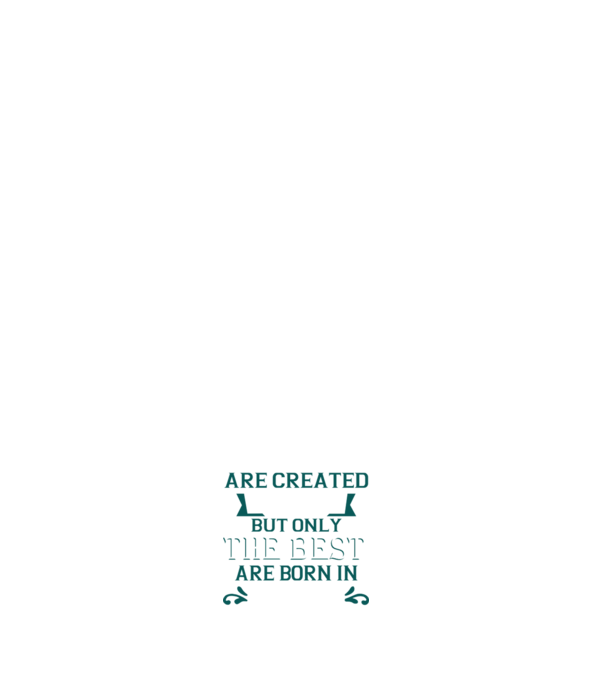 All men created equal but only the beat are born in july model negru pe tricou