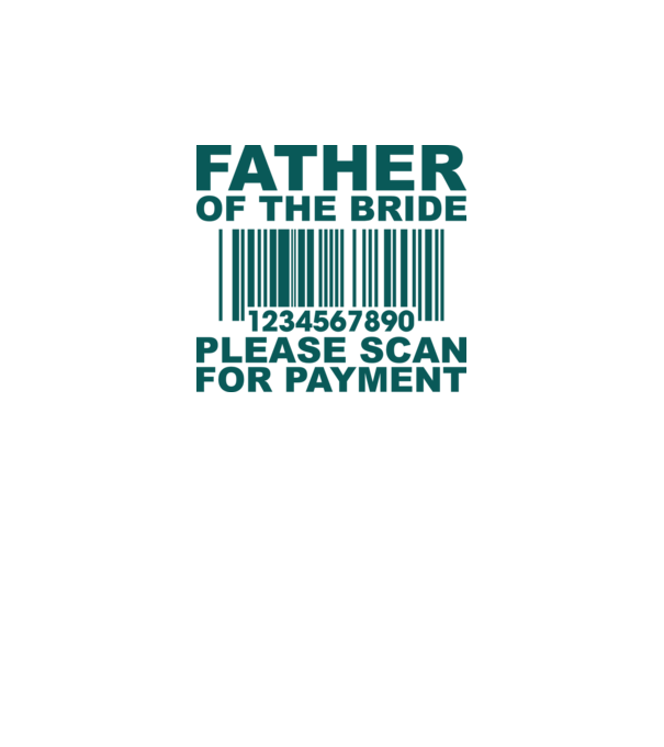 Father of the bride model galben neon pe tricou