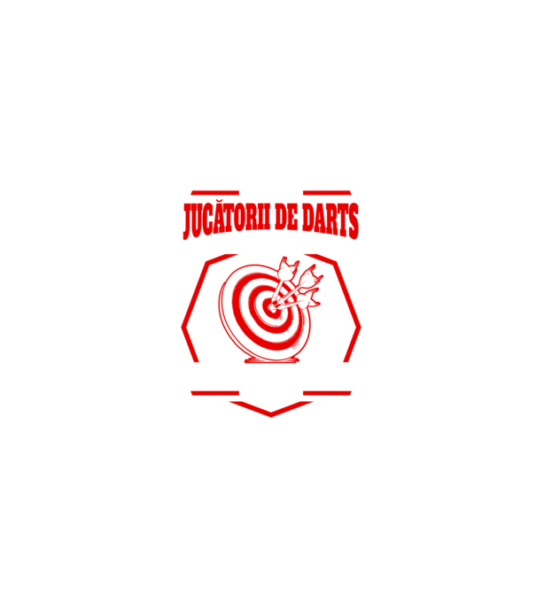 Toți jucătorii de darts sunt creați egali, dar numai cei mai buni sunt născuți în mai. model negru pe tricou