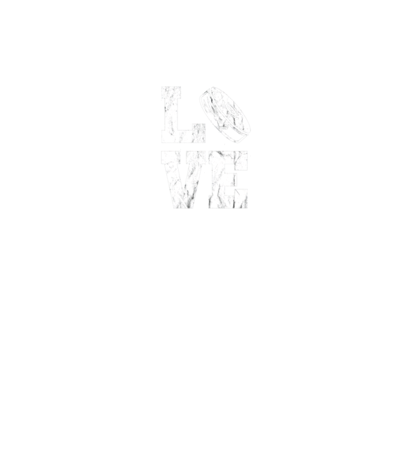 Love hockey model negru pe tricou