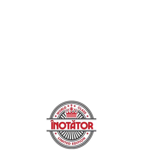 înotător model negru pe tricou