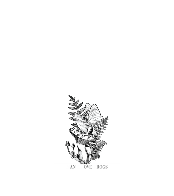 MILF man i love frogs model negru pe tricou